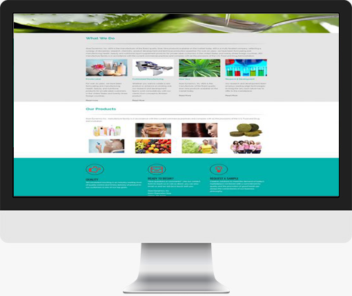 Aloe Dynamics  Visual Solutions WordPress Web Design